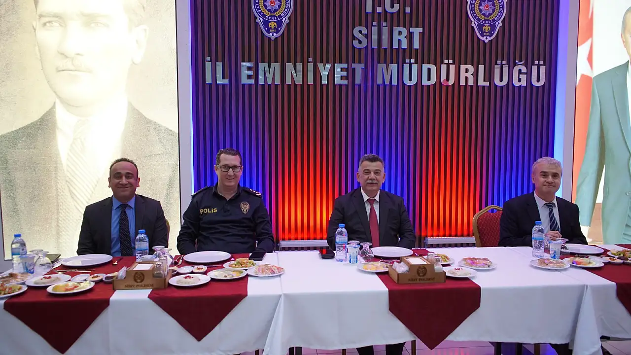 Siirt Emniyet Teşkilatı iftar programında buluştu