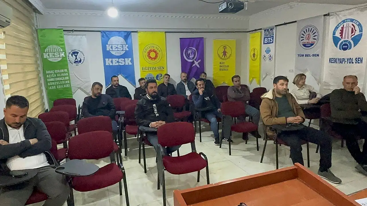 Eğitim Sen Siirt Şubesi'nden Siverek'teki okul saldırısına kınama