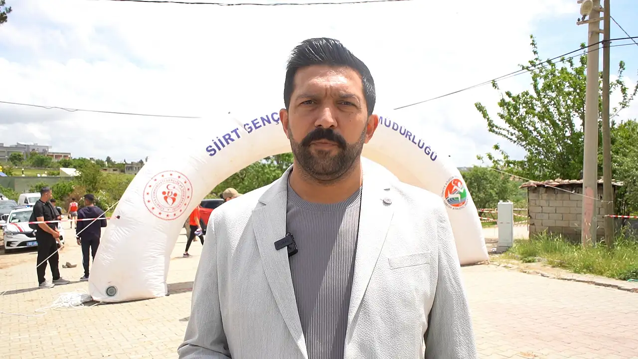 Siirt'te Dağ Koşusu Şampiyonasında Sporcular Yere Yığıldı