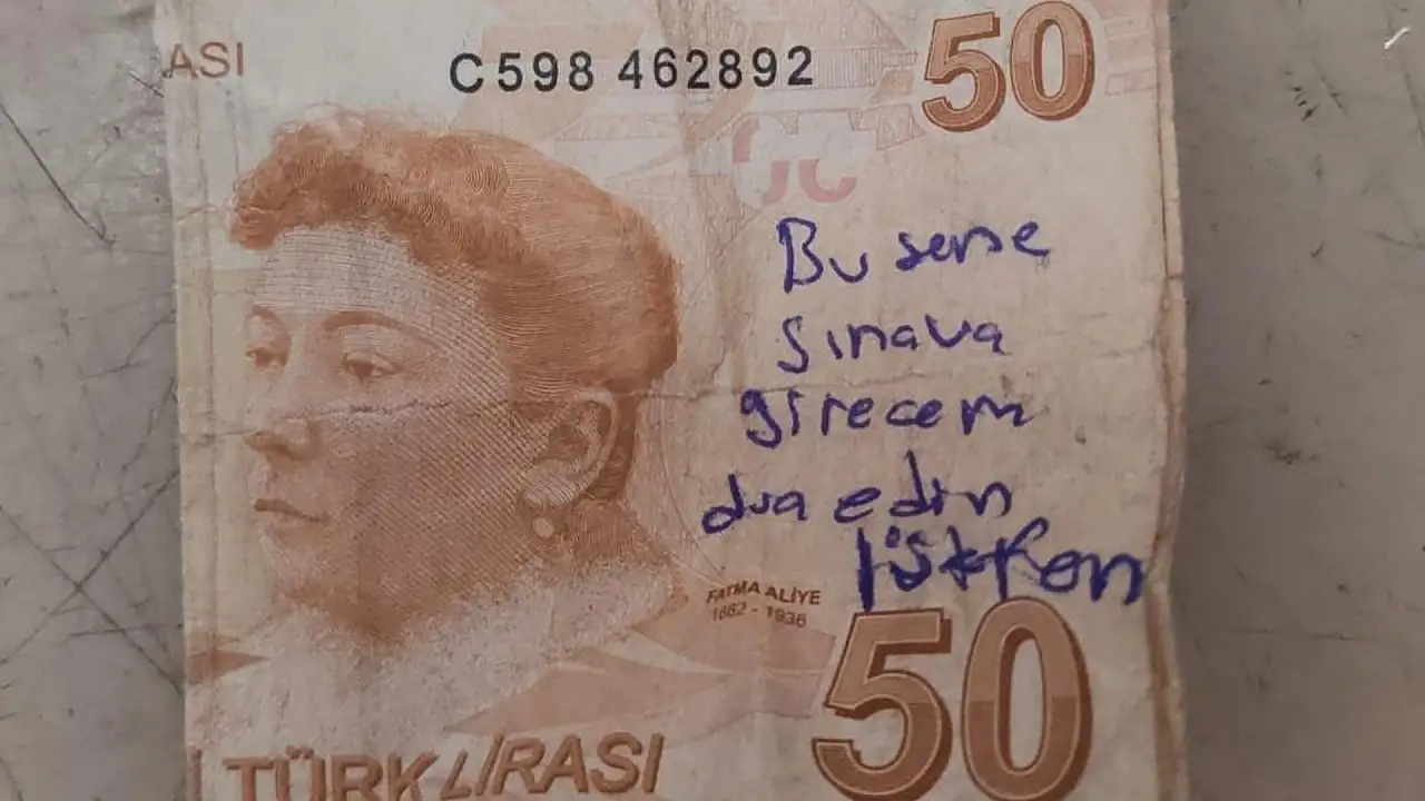 Siirt'te Sadaka Parasında YKS Notu Dikkat Çekti