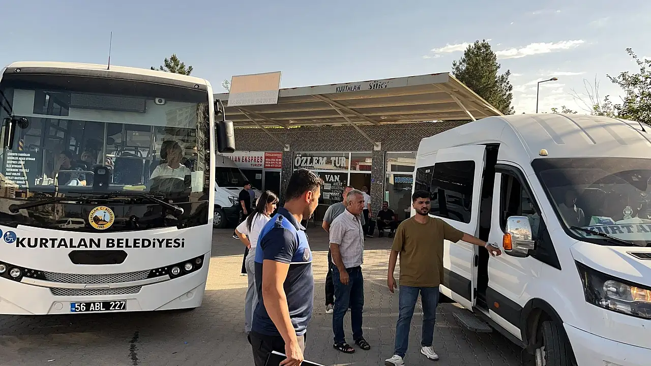 Kurtalan Belediyesi'nden YKS Adaylarına Ücretsiz Ulaşım Desteği