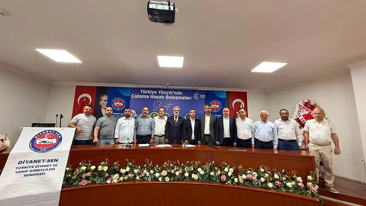 Hamit Evin, Diyanet-Sen Siirt Şube Başkanlığına Yeniden Seçildi