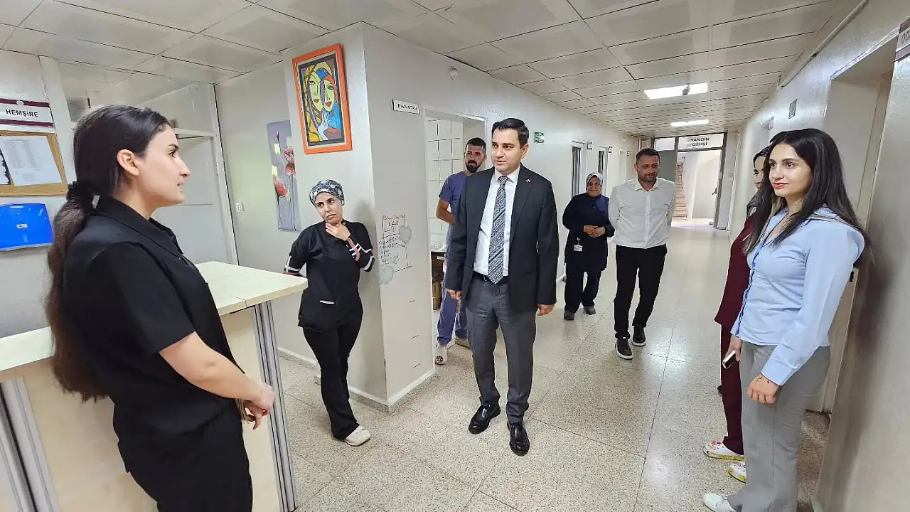 Pervari Kaymakamı Ali Buzkaya'dan Devlet Hastanesini Ziyaret Etti