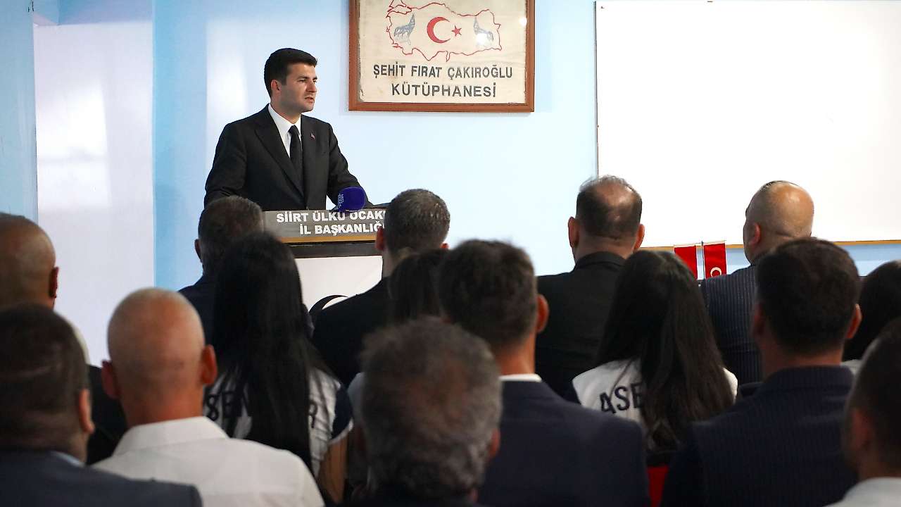Ülkü Ocakları Genel Başkanı Yıldırım Siirt'te: ''Bir Gencimizi Kaybetmek, Bir Vatan Toprağını Kaybetmekten Farksız''