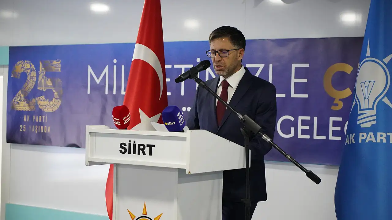 AK Parti Siirt'te 25. Yıl Buluşması: Gider'den ''Türkiye Geleceğe Hazır'' Mesajı