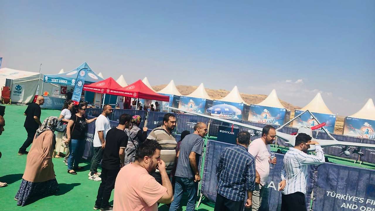 Siirt'te TRSM Danışanları TEKNOFEST Alanında Keyifli Bir Gün Geçirdi