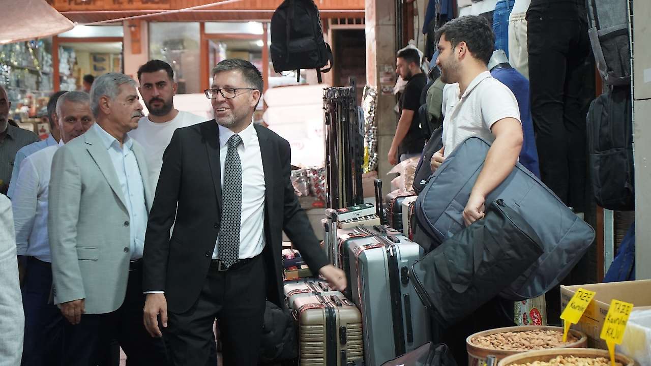 Mervan Gül Ve Abdulhekim Gider'den Helvacılar Çarşısı'nda Esnaf Ziyareti
