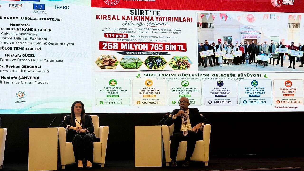Siirt'in Tarım ve Hayvancılık Potansiyeli Ulusal Toplantıda Ele Alındı