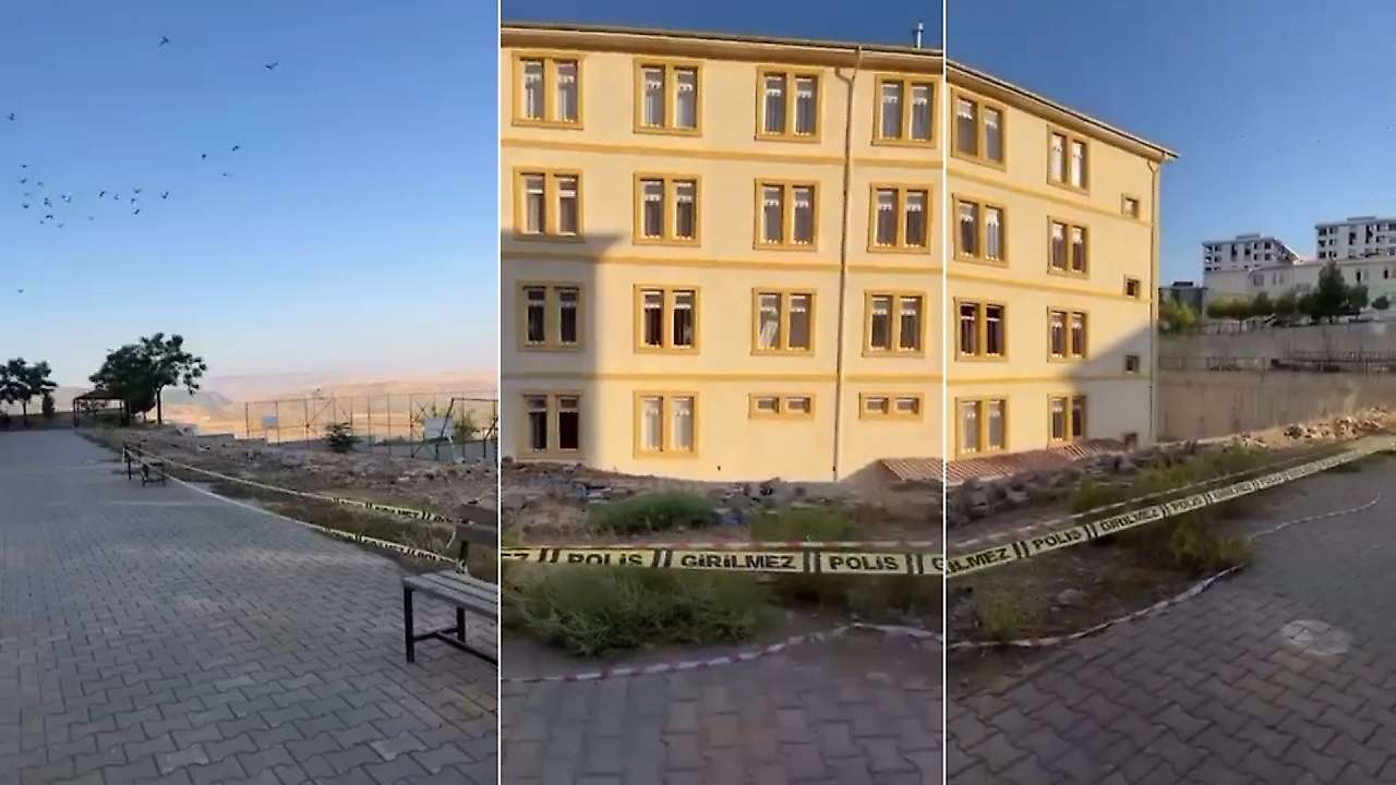 Siirt'te 7 Ay Önce Yıkılan Okul Duvarının Onarılması Bekleniyor