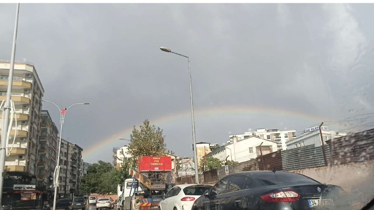 Siirt Semalarında Gökkuşağı, Kenti Renklendirdi