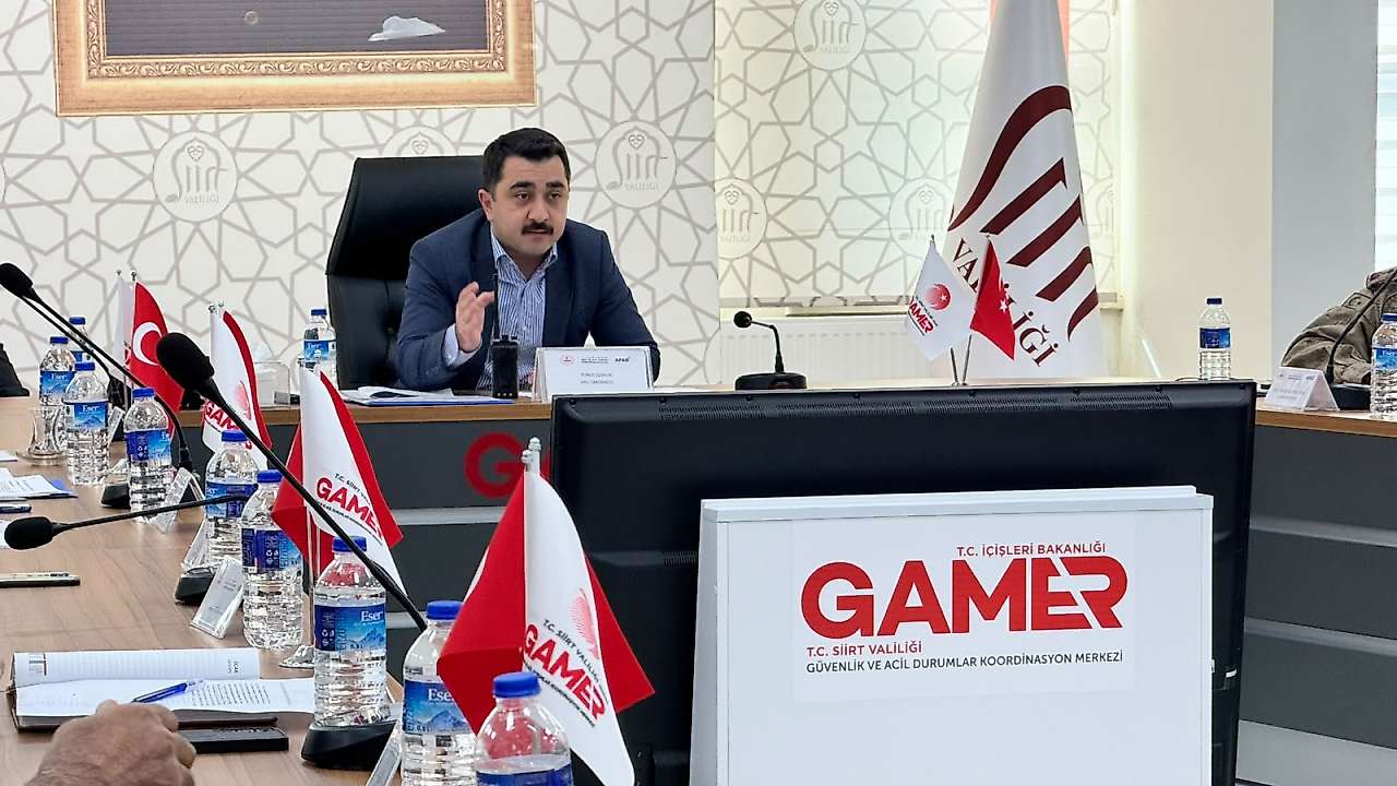 Siirt'te kuraklık ve aşırı sıcaklık senaryolu TAMP tatbikatı gerçekleştirildi