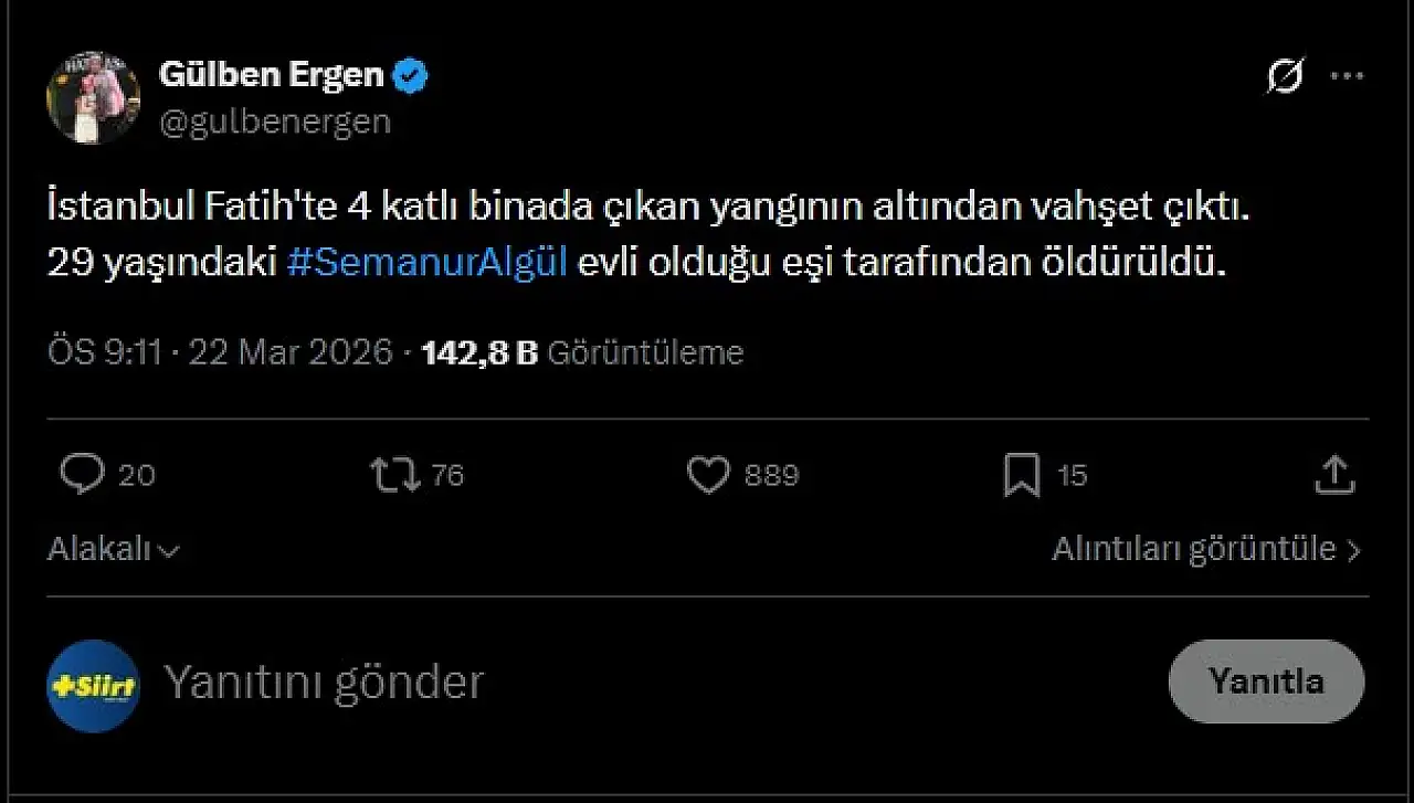 İstanbul'da Katledilen Siirtli Semanur Gözyaşlarıyla Defnedildi: Ailesinden Adalet Çağrısı