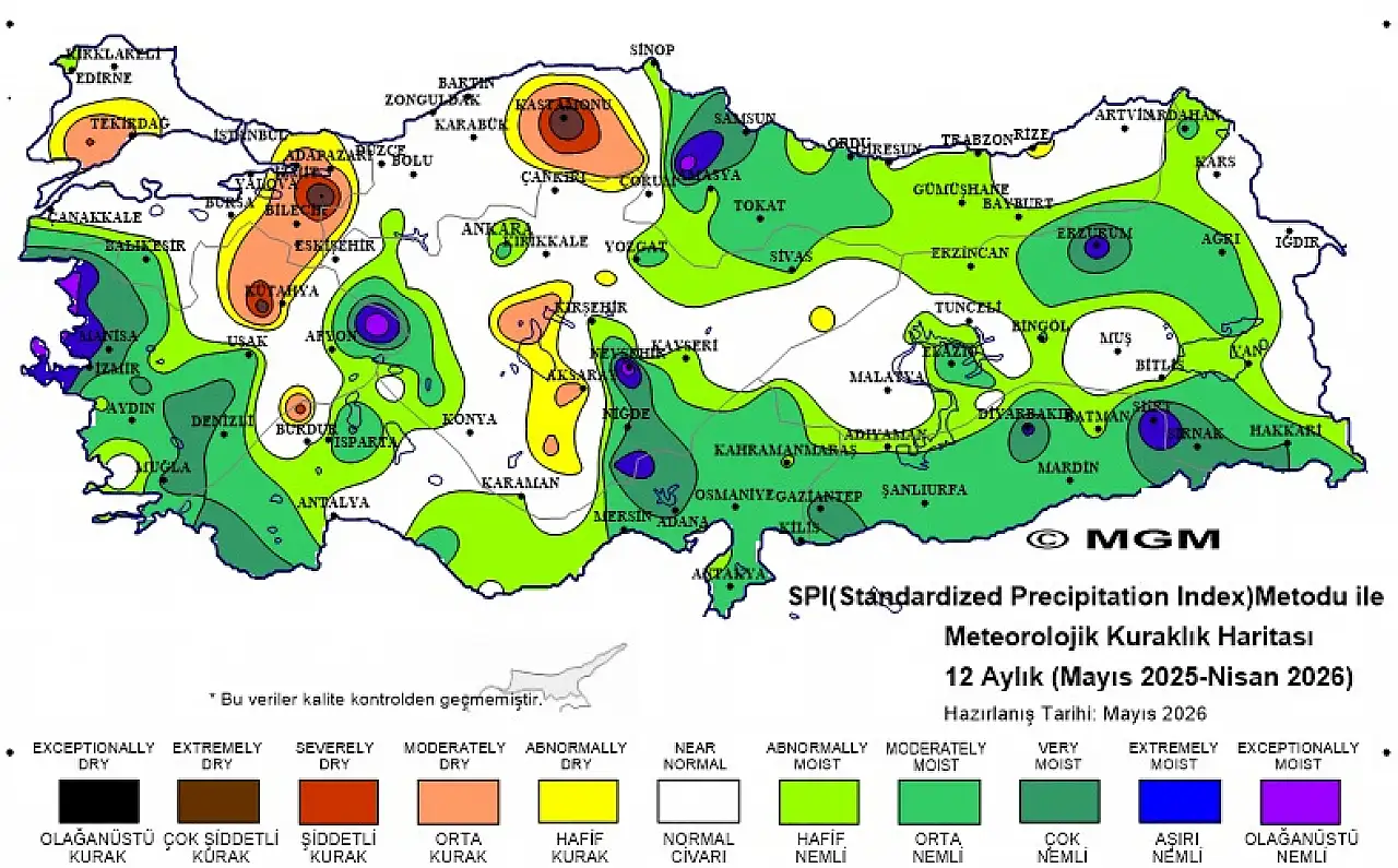 Siirt'te Kuraklık Bitti, Bolluk Başladı: Bir Yılda ''Simsiyah'' Tablodan ''Mavi'' Rekora!