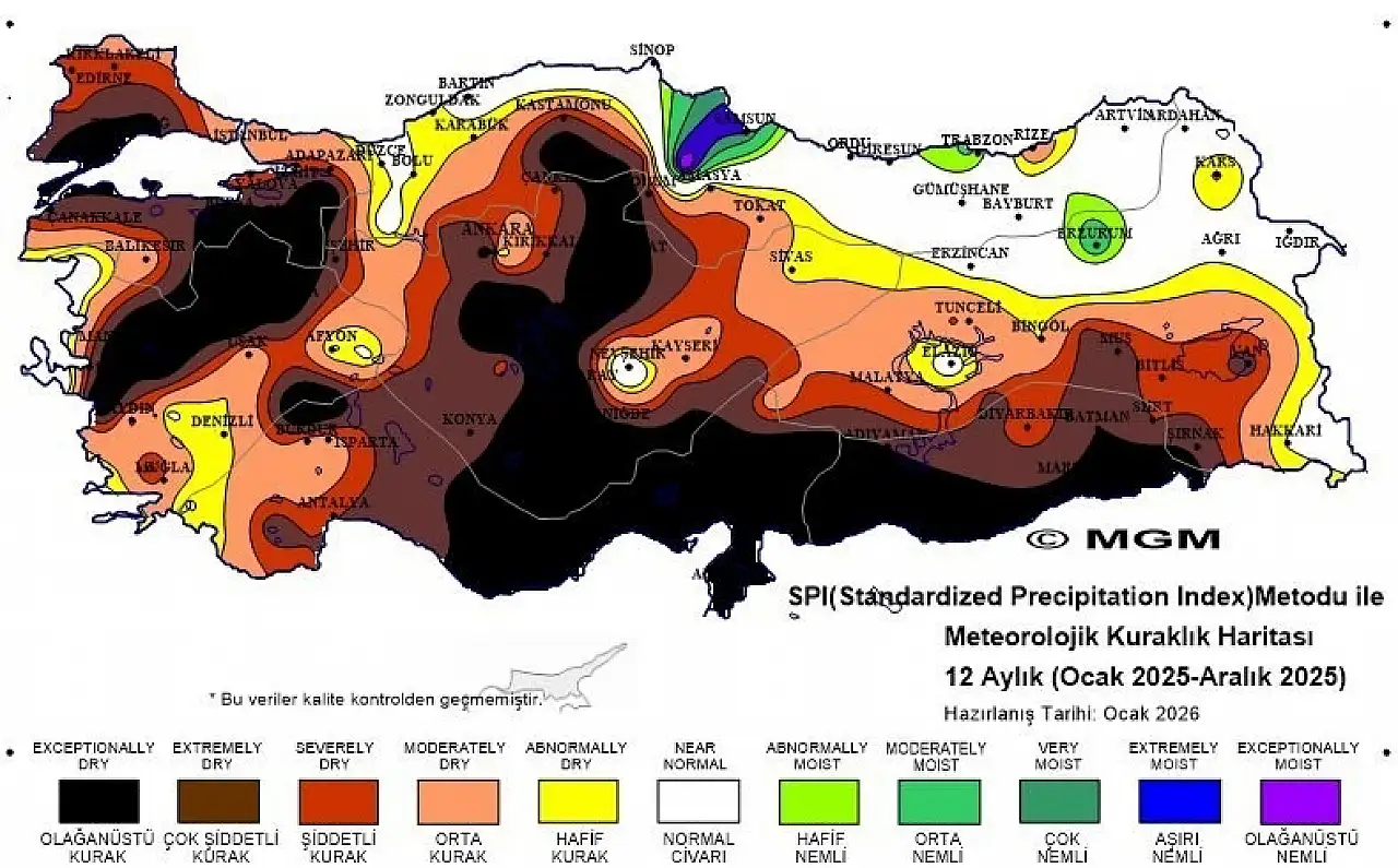 Siirt'te Kuraklık Bitti, Bolluk Başladı: Bir Yılda ''Simsiyah'' Tablodan ''Mavi'' Rekora!