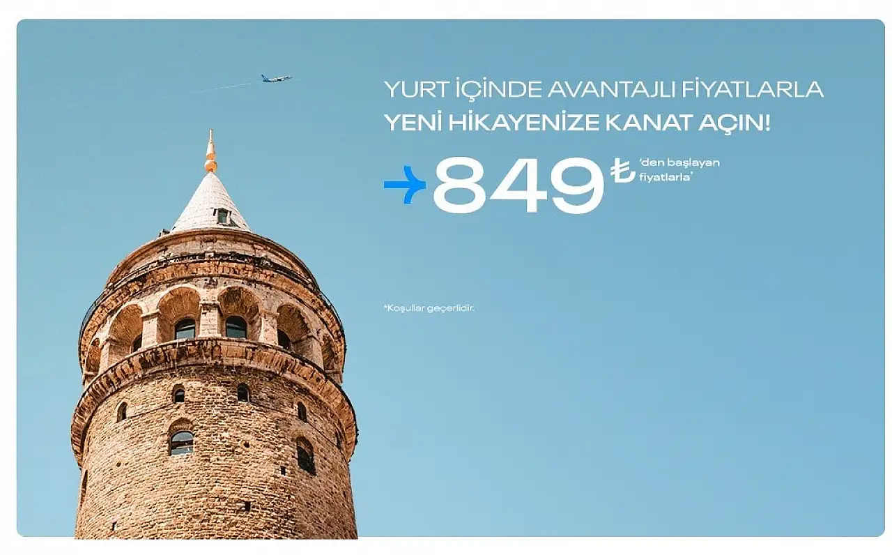 Ajet 849 TL Bilet Kampanyası