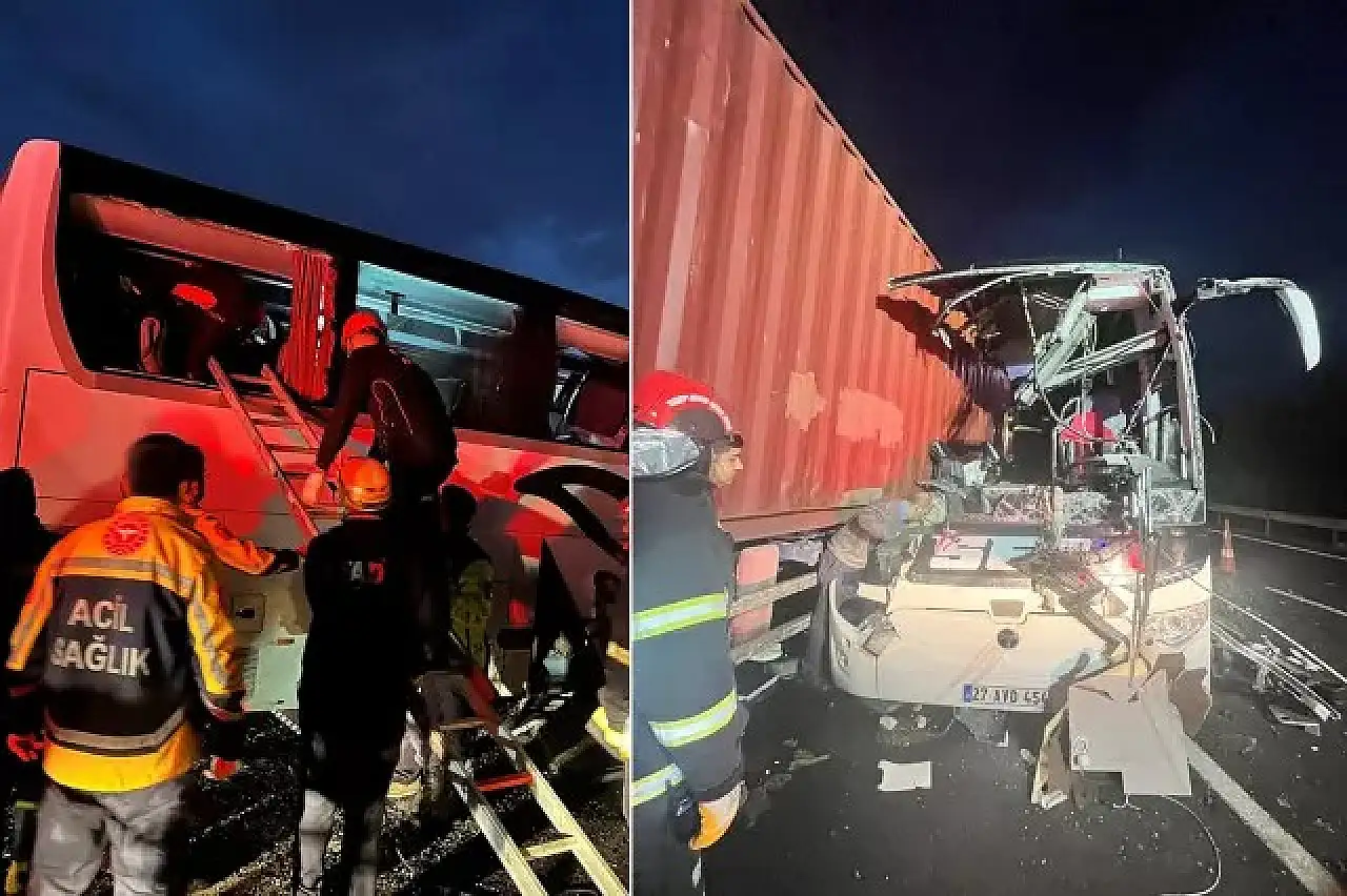 Osmaniye'de yolcu otobüsü tıra çarptı: 6 ölü, 11 yaralı