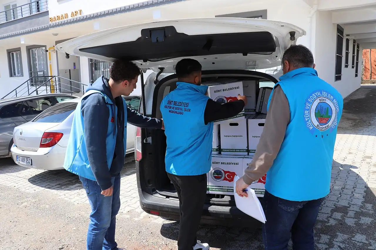 Siirt Belediyesi'nden çölyak ve fenilketonüri hastalarına özel gıda desteği