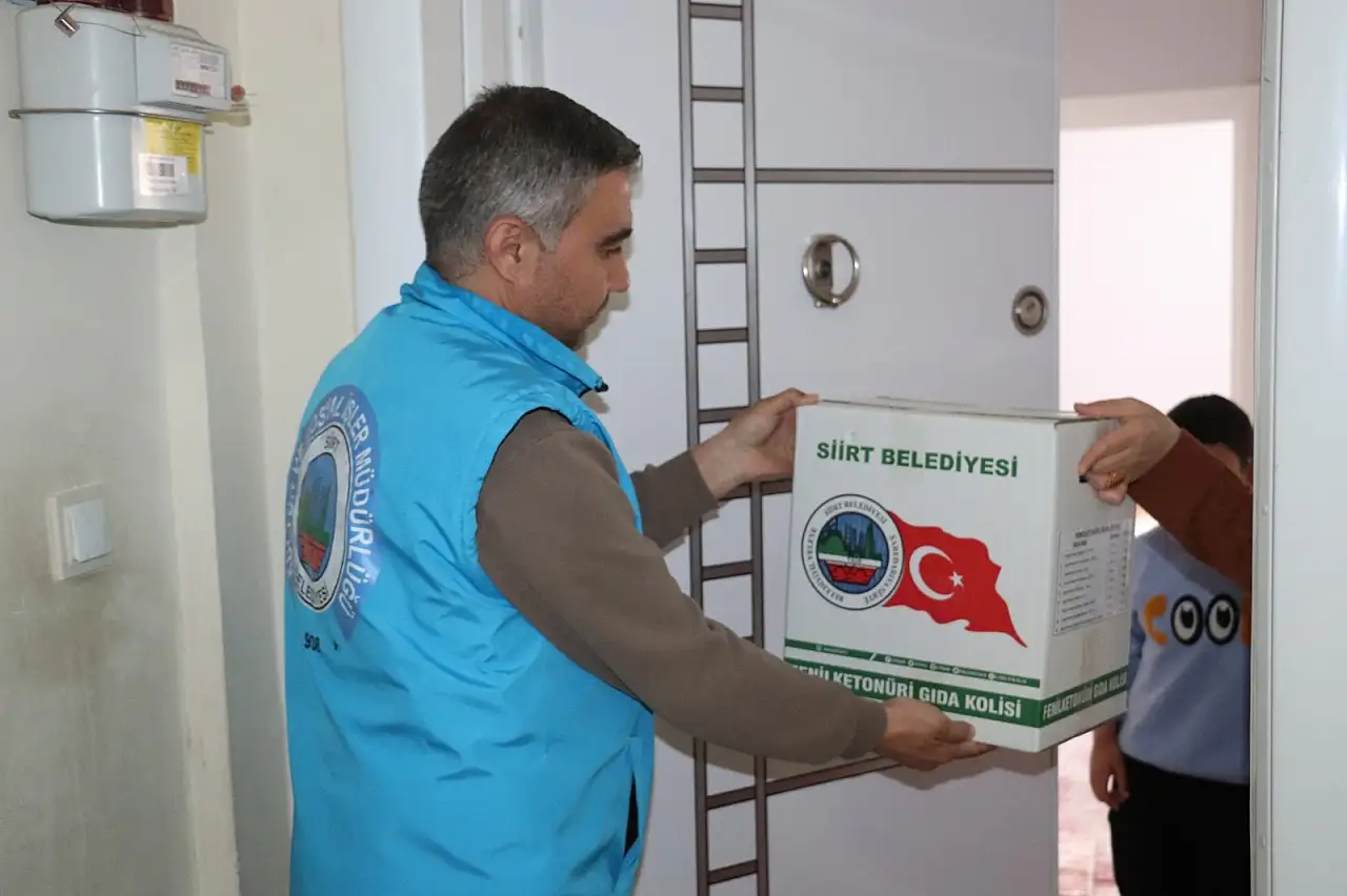 Siirt Belediyesi'nden çölyak ve fenilketonüri hastalarına özel gıda desteği