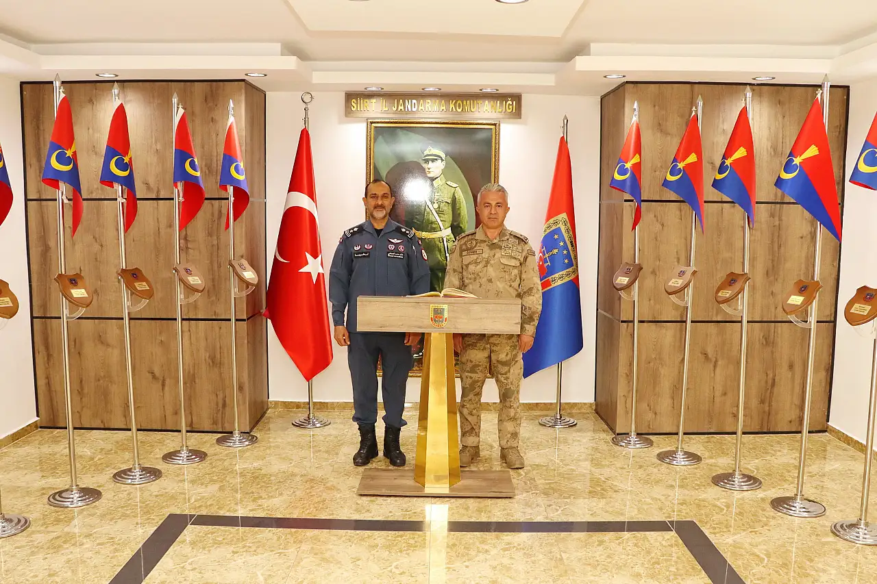 Katar Albayından Siirt İl Jandarma Komutanlığı'na Ziyaret