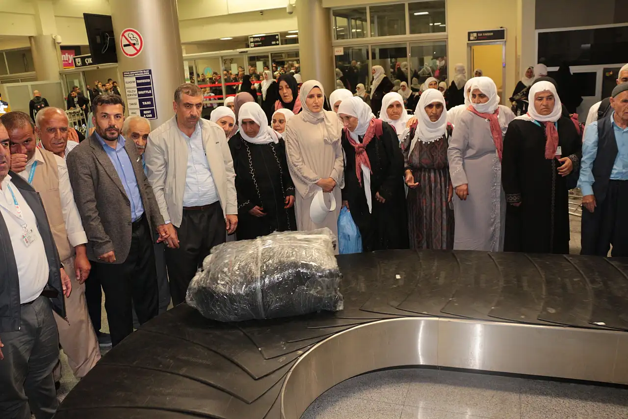 Şırnak'tan Suudi Arabistan'a İlk Direkt Uçuşla Giden 220 Umreci Memleketine Döndü