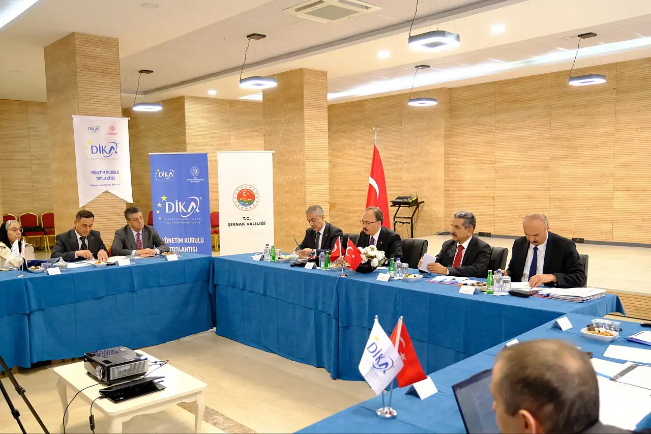 DİKA Yönetim Kurulu Siirt'in dönem başkanlığında toplandı: Bölgesel kalkınmada Siirt vurgusu