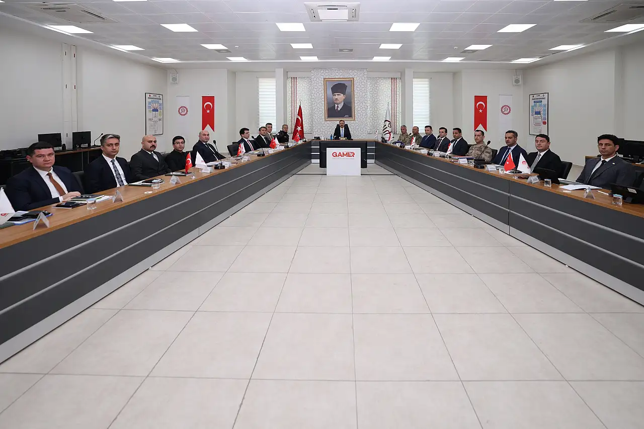 Siirt'te İl Güvenlik ve Asayiş Koordinasyon Toplantısı GAMER'de Gerçekleştirildi