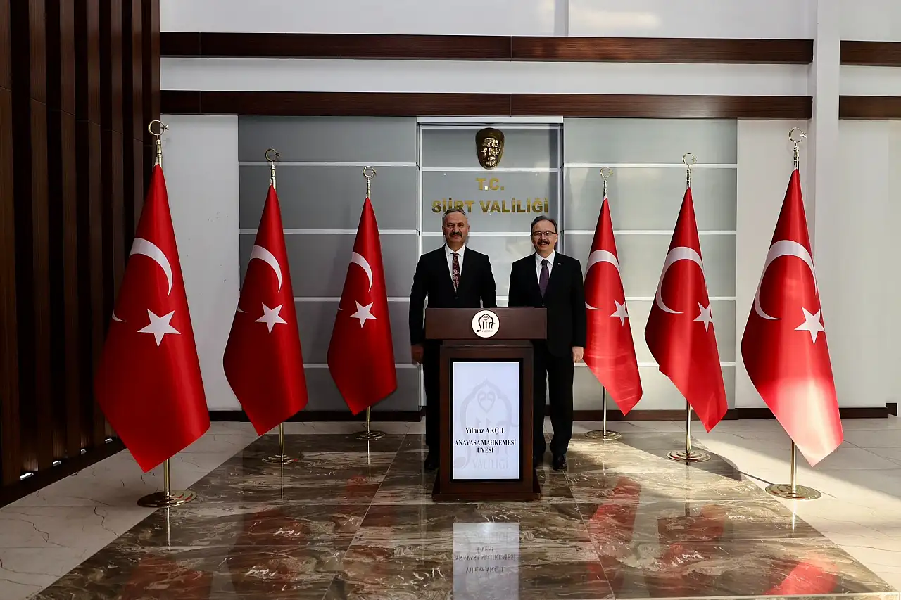Anayasa Mahkemesi Üyesi Yılmaz Akçil'den Siirt'te Ziyaretler