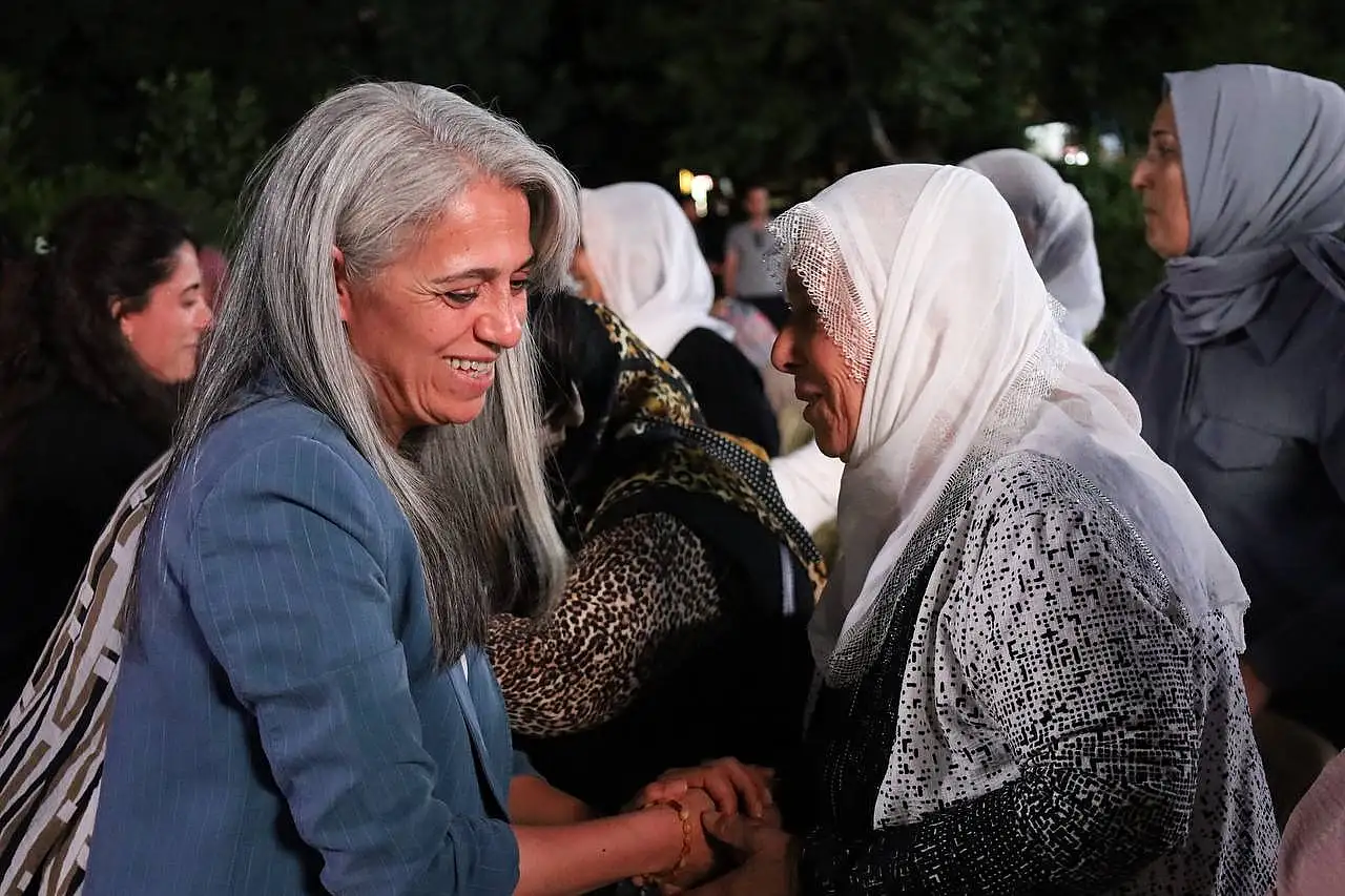 DBP Eş Genel Başkanı Uçar, Kurtalan'da Halkla Buluştu