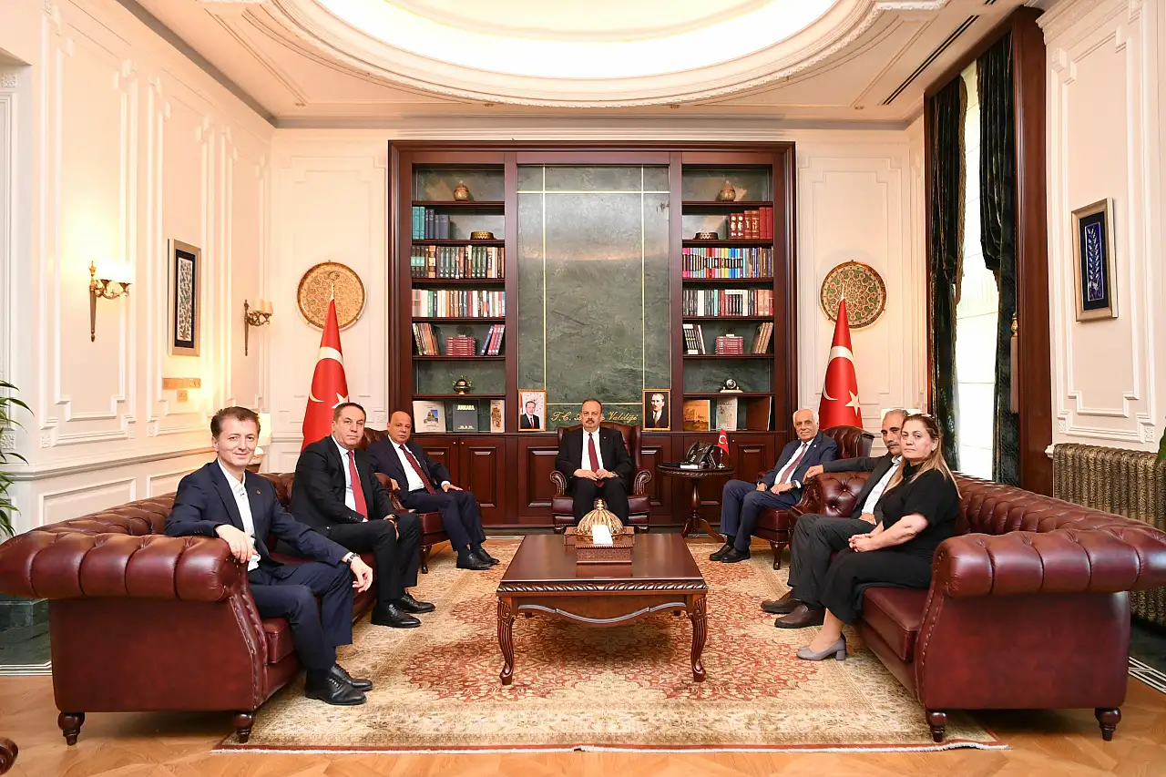 Siirt Heyetinden Ankara Valisi Yakup Canbolat'a Ziyaret
