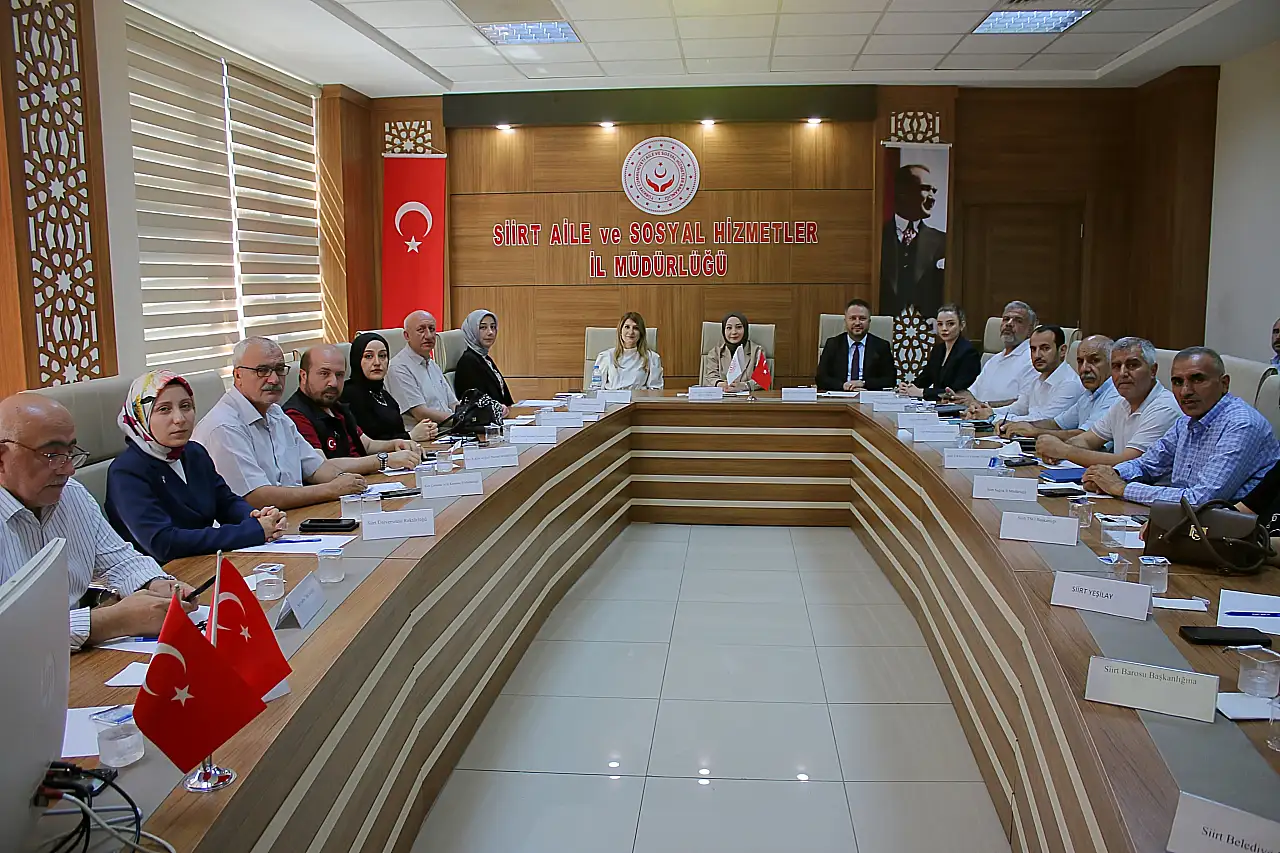 Siirt'te Kadın Sorunları İçin Koordinasyon Toplantısı Yapıldı