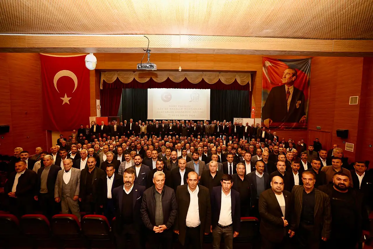 Siirt'te Muhtarlar Akademisi Eğitim Programı Başladı