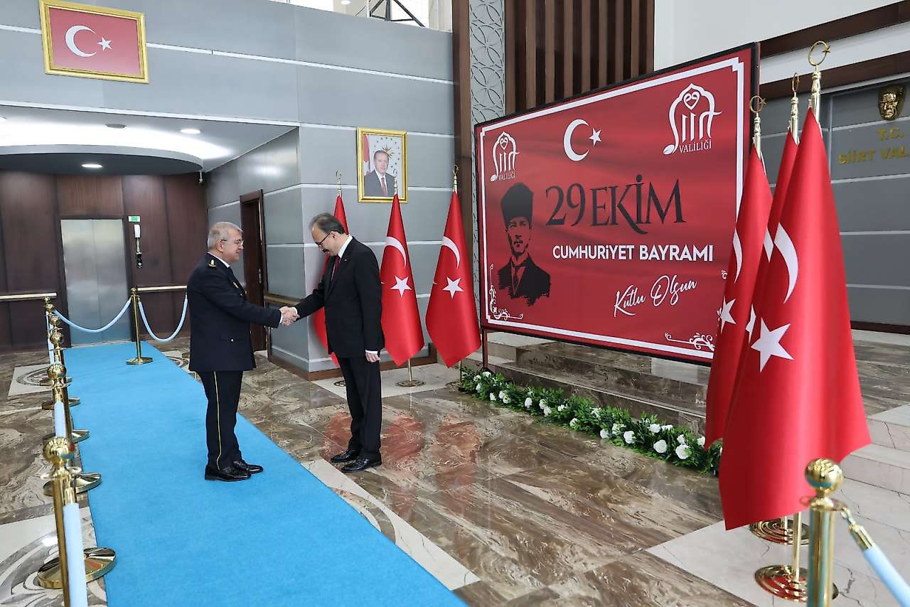 Siirt'te Cumhuriyet Bayramı resepsiyonu düzenlendi