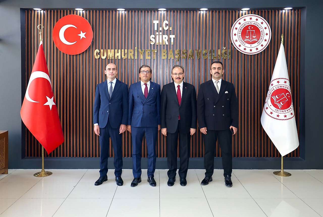 Siirt Valisi Dr. Kemal Kızılkaya'dan Siirt Cumhuriyet Başsavcısı Yasin Coşkun'a Yeni Adli Yıl Ziyareti
