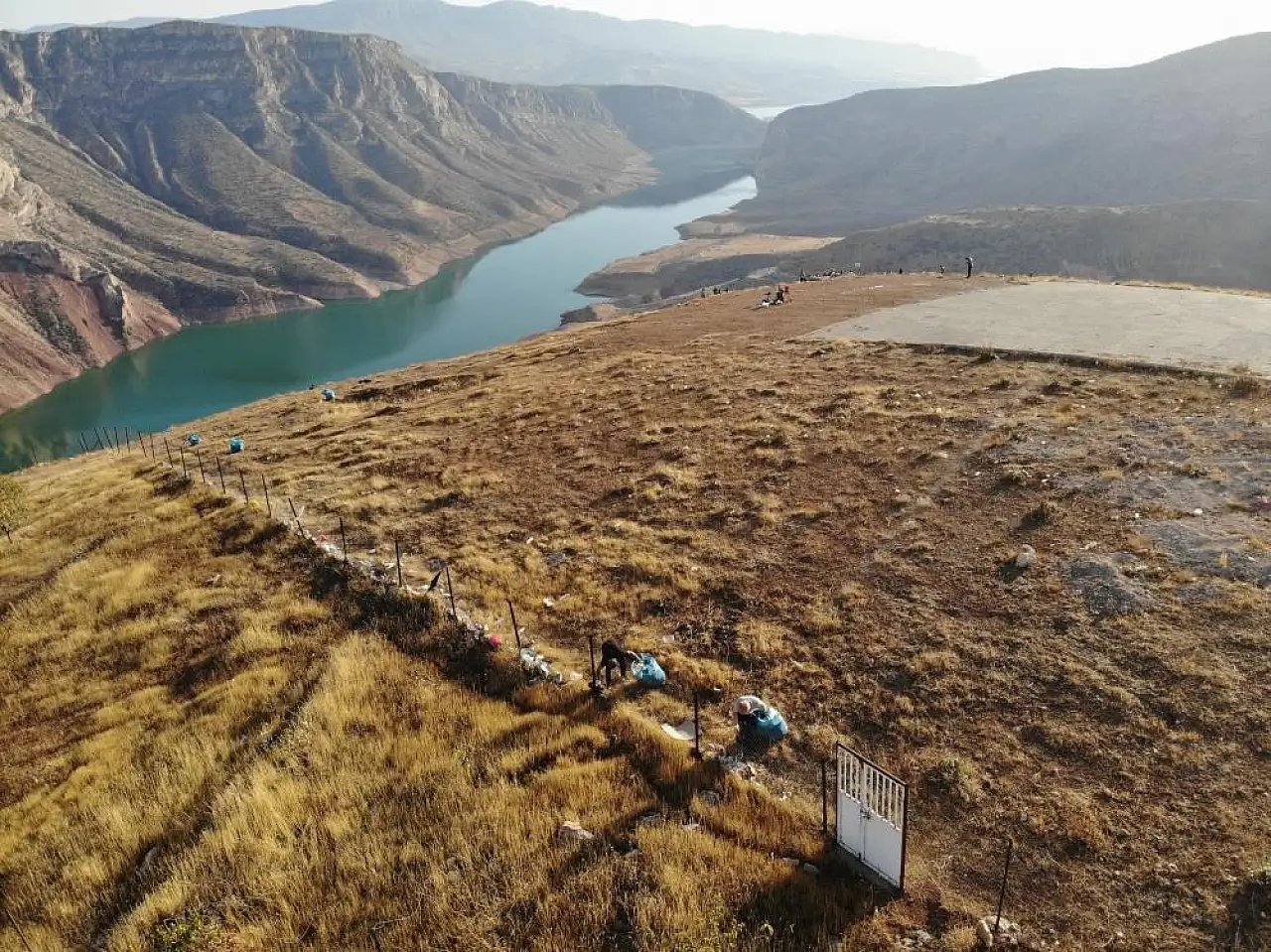 Siirt'te gönüllü çevreciler iki yılda 2 tona yakın çöp topladı
