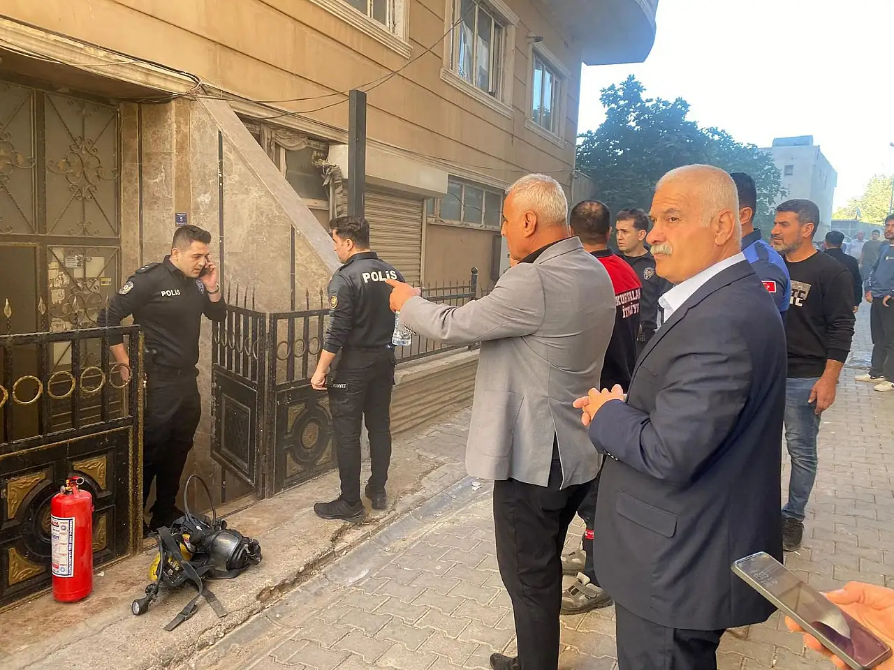 Kurtalan'da 8. Katda Yangın Paniği