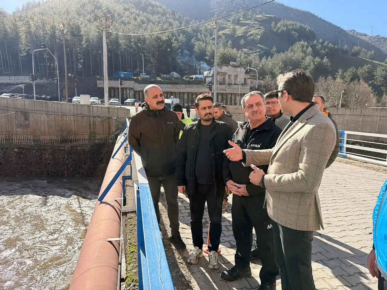 Siirt'in Baykan ilçesinde dere yatakları sel riskine karşı incelendi