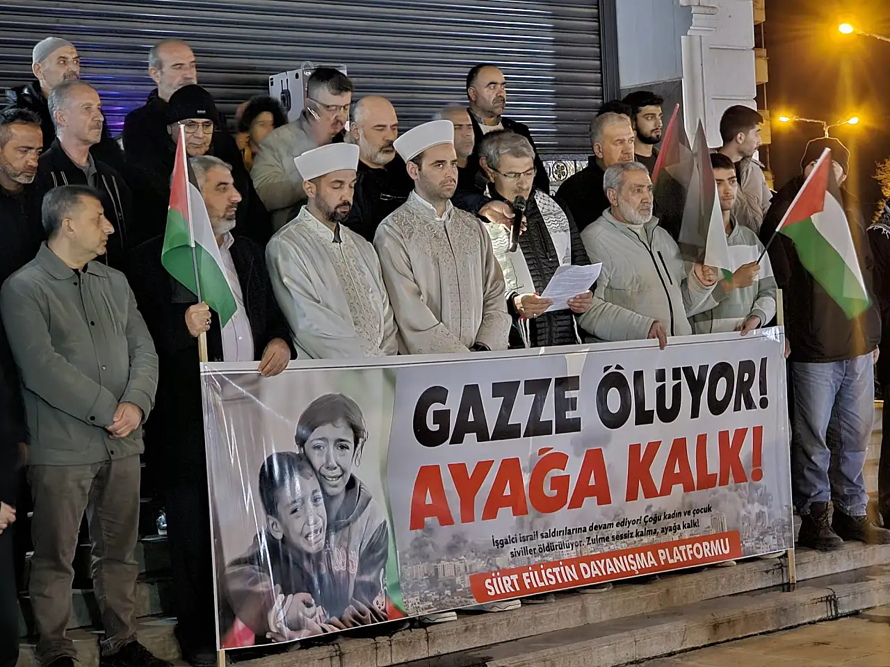 Siirt'te 'Mescid-i Aksa'ya Sahip Çık' Çağrısı: Filistin İçin Tepki Mesajı