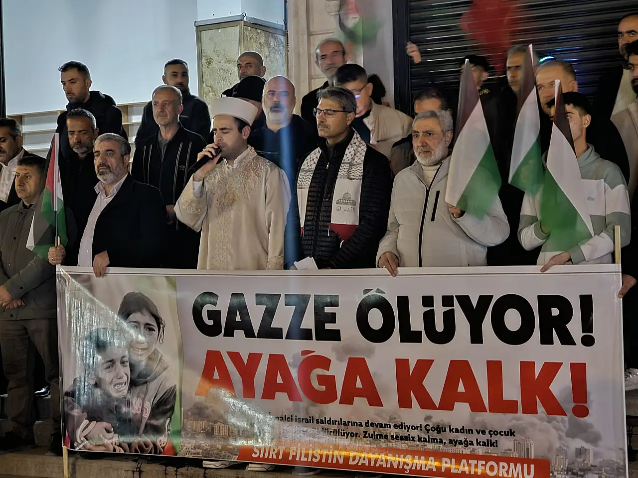 Siirt'te 'Mescid-i Aksa'ya Sahip Çık' Çağrısı: Filistin İçin Tepki Mesajı