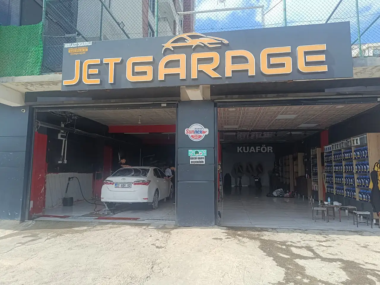 Jet Garage Oto Yıkama Ve Kuaför Siirt'te Açıldı