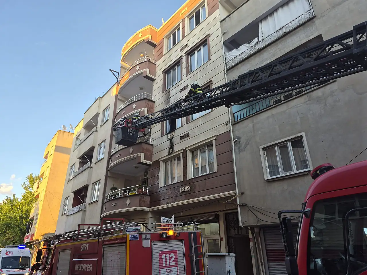Siirt'te Ev Yangını