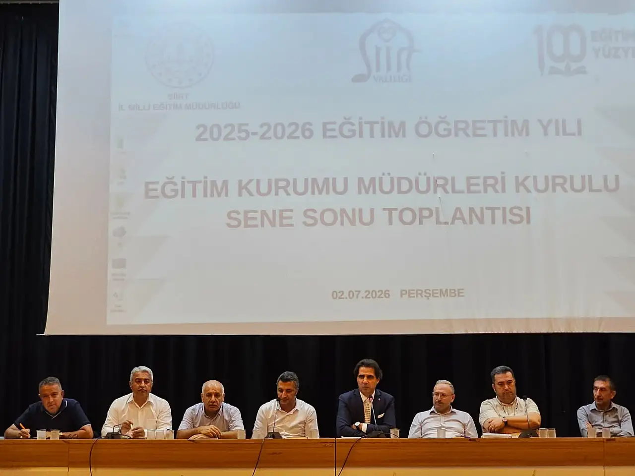 Siirt'te Eğitim Kurumu Müdürleri Sene Sonu Değerlendirme Toplantısı Yapıldı