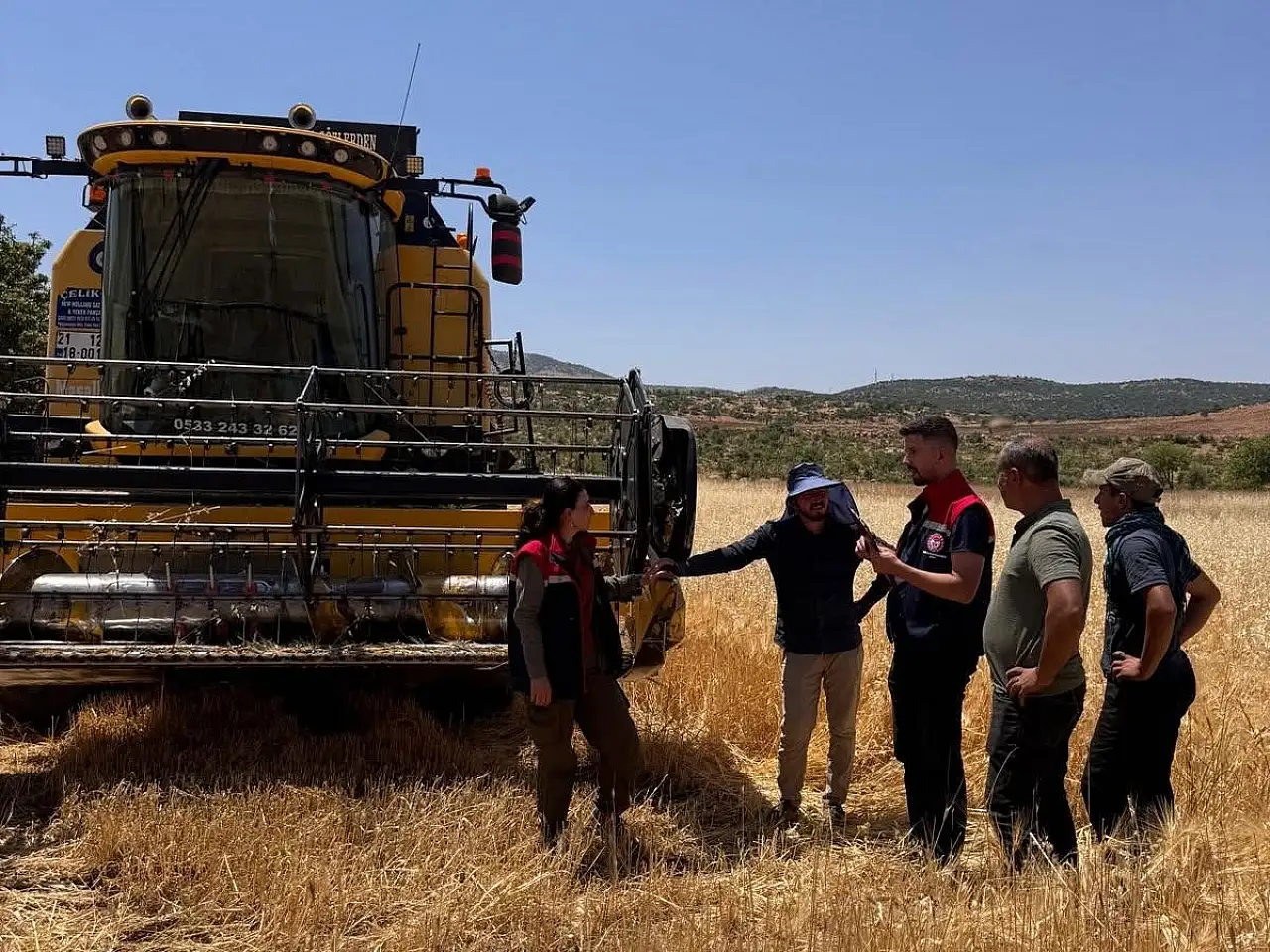 Siirt Pervari'de Biçerdöver Denetimleri Başladı