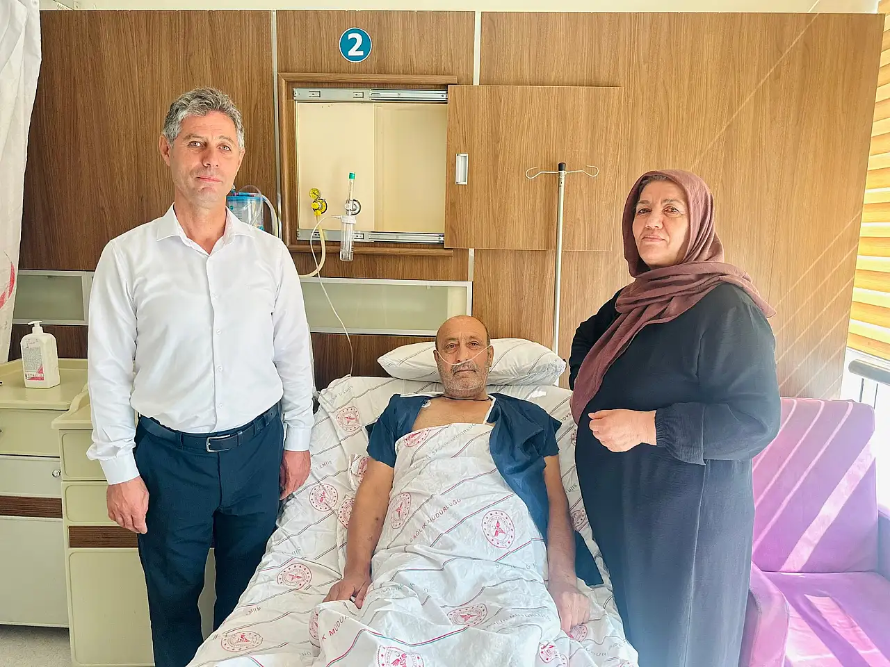Siirt'te Riskli Kalp Hastasına Başarılı Koroner Müdahale