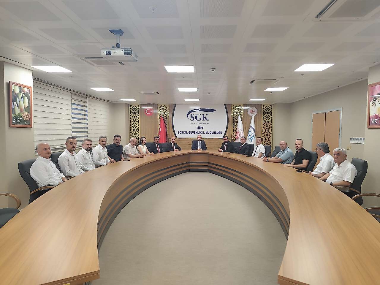 SGK Başkanı Yunus Elitaş, Siirt İl Müdürlüğünü Ziyaret Etti
