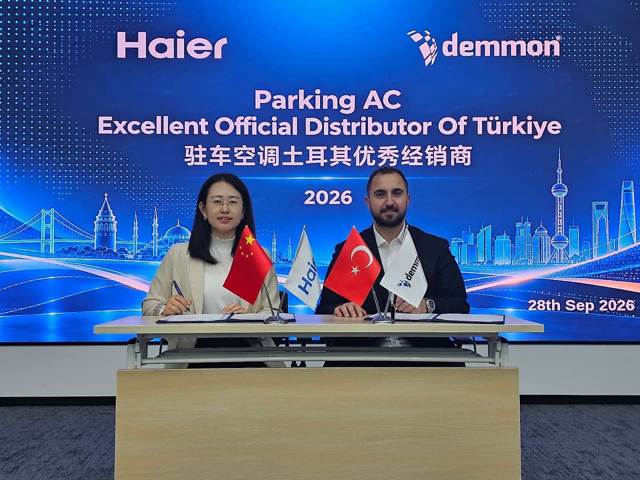 Şirvanlı İş İnsanlarından Haier ile Önemli İş Birliği Demmon, dünya devi Haier ile güçlerini birleştirdi