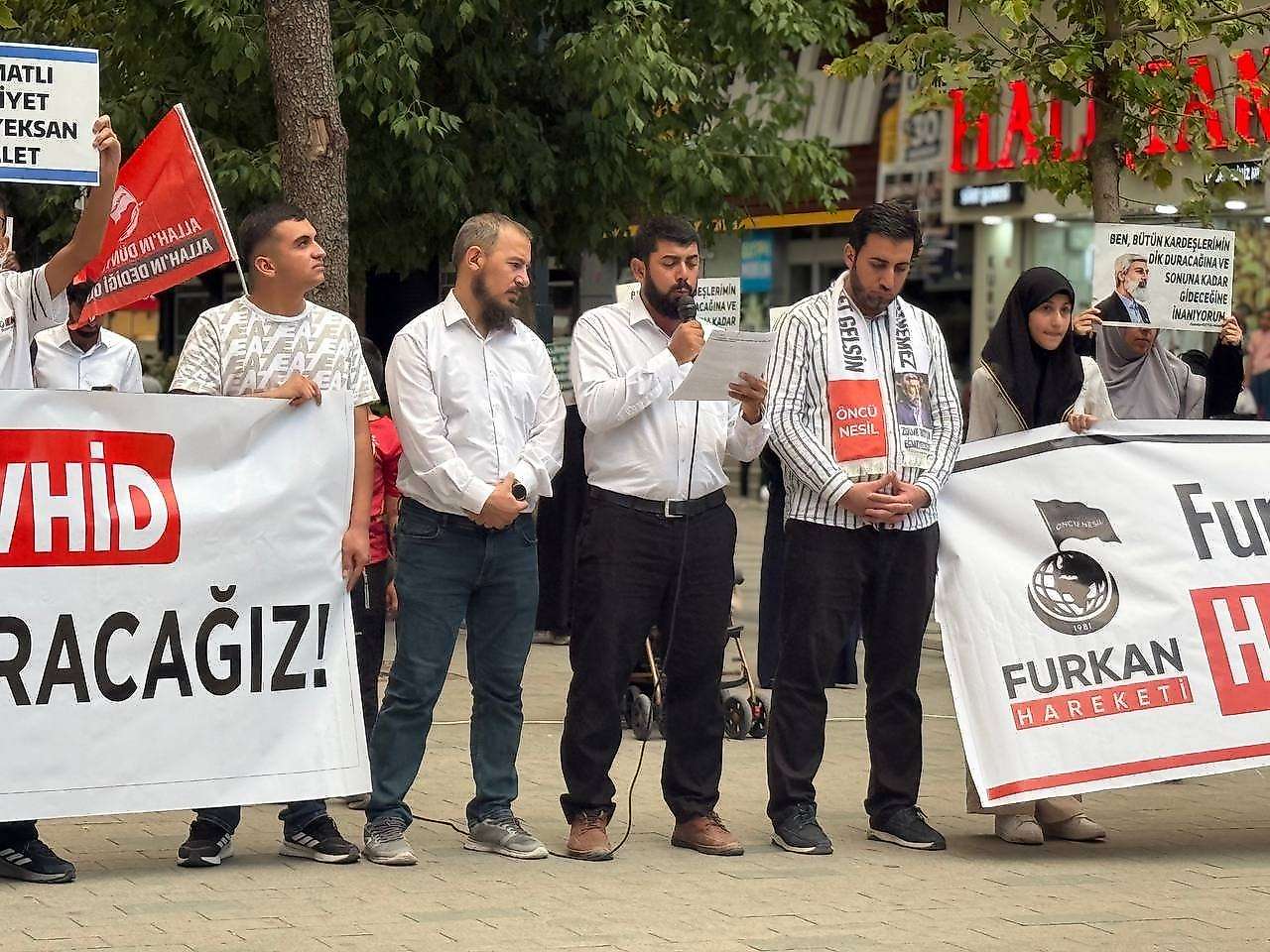 Siirt'te Furkan Vakfı Gönüllülerinden Alparslan Kuytul İçin Basın Açıklaması