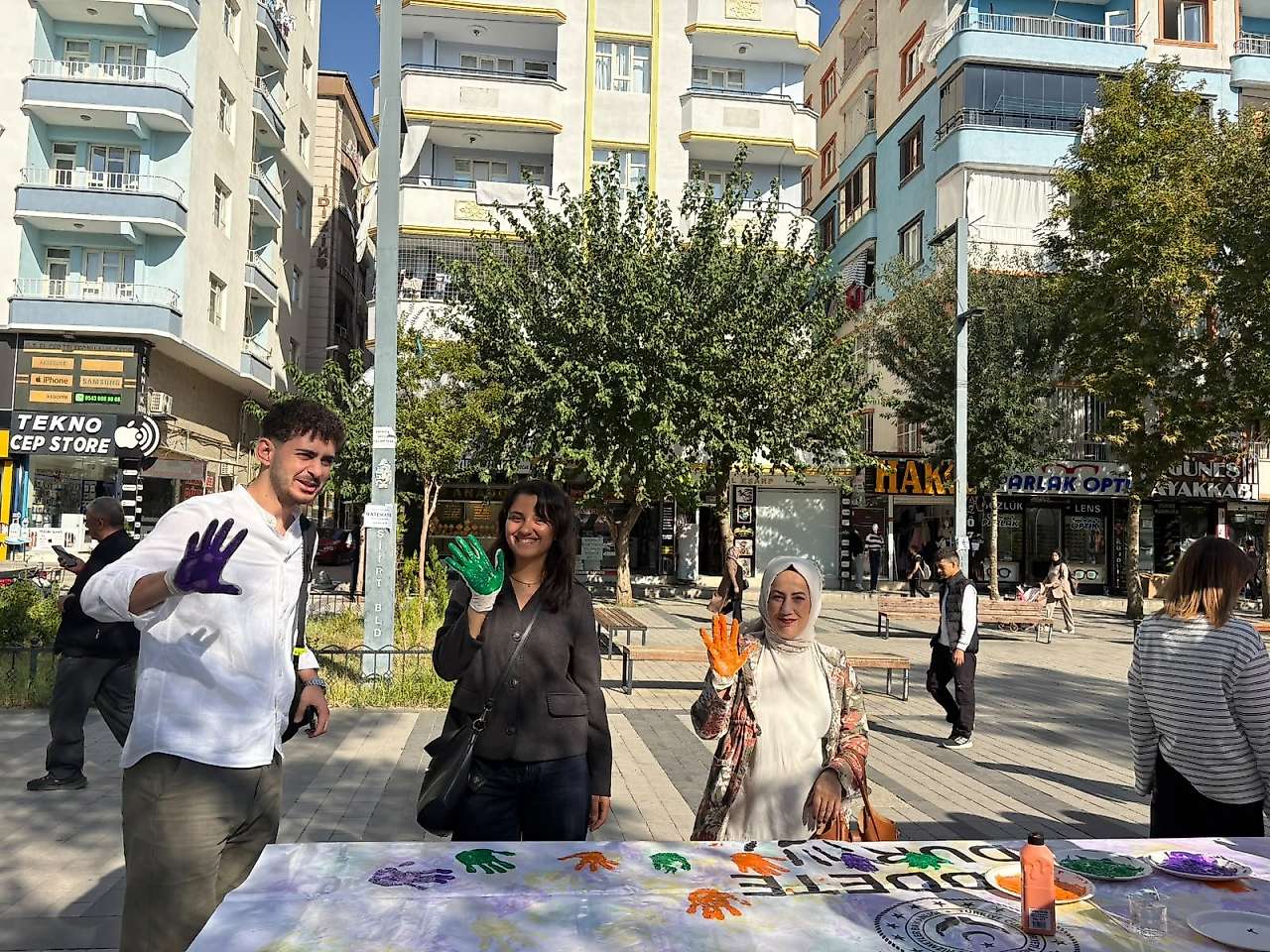 Siirt Güres Caddesi'nde Kadına Yönelik Şiddetle Mücadele Buluşması