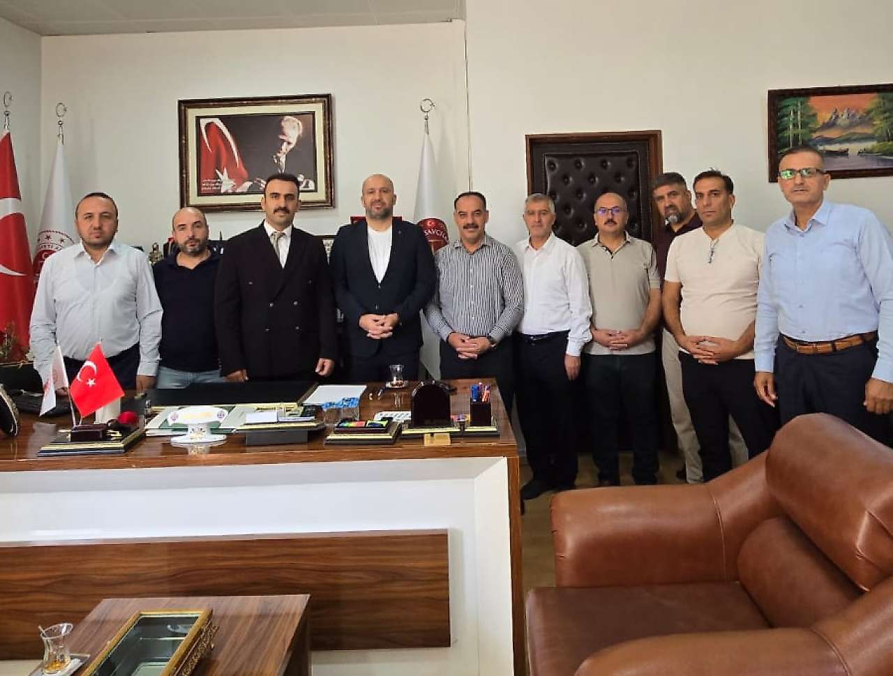 Memur-Sen'den Siirt'te yeni görevlilere hayırlı olsun ziyareti