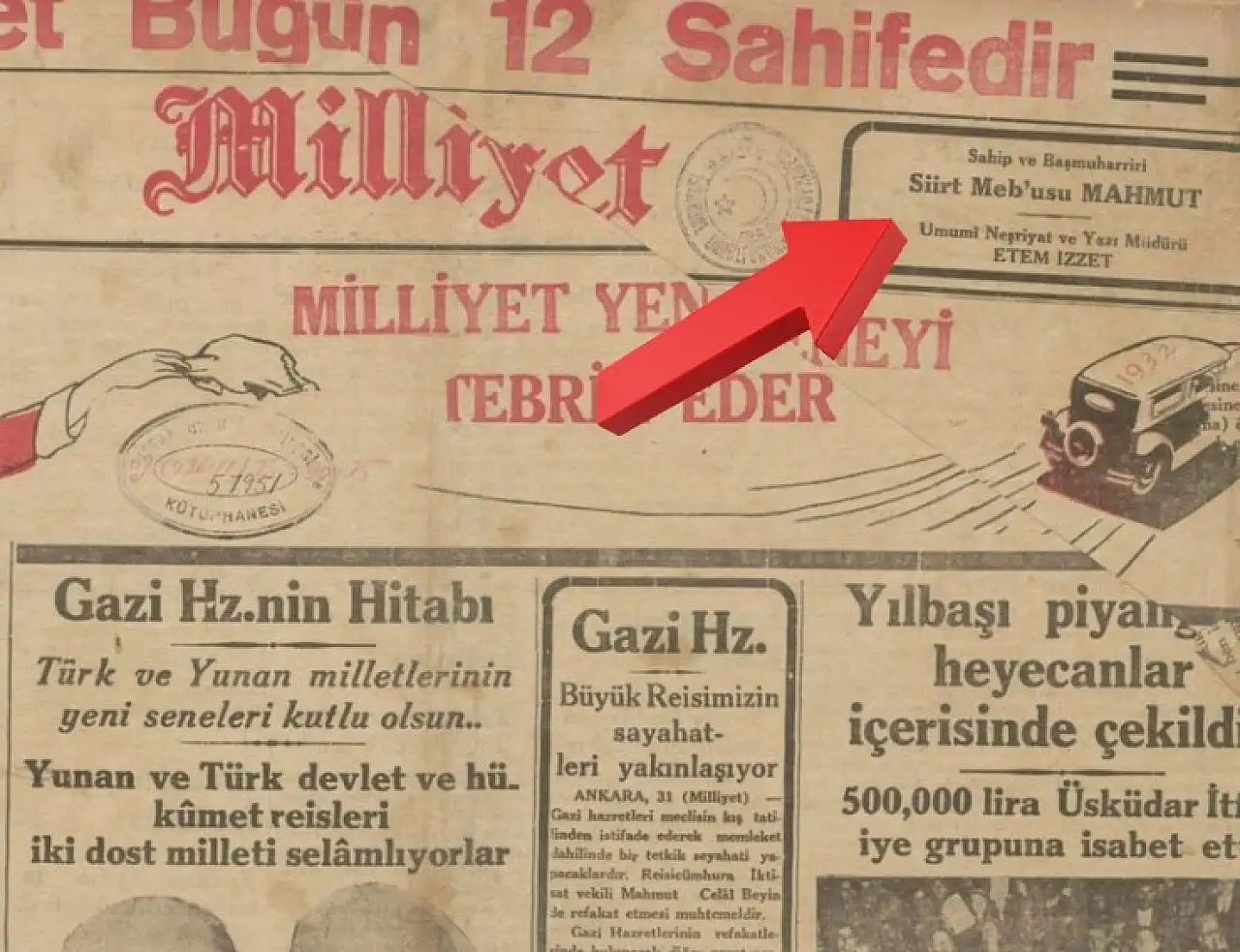 Bir Siirtlinin Cumhuriyet'e Armağanı: Türkiye İş Bankası! Cumhuriyet'in İlk Bankasının Temelinde Bir Siirtli