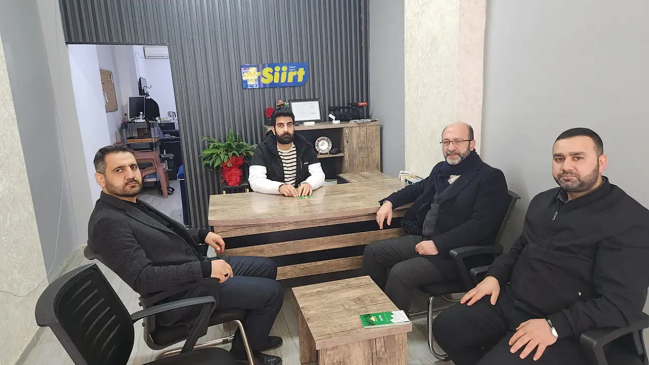 HÜDA PAR Heyetinden Artı Siirt Haber Ajansı'na Ziyaret